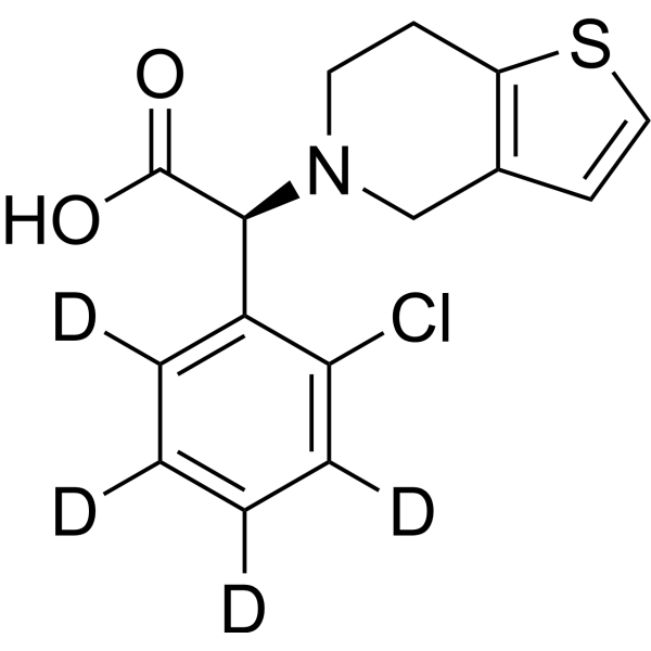 Clopidogrel carboxylic acid-d4 1217614-64-6